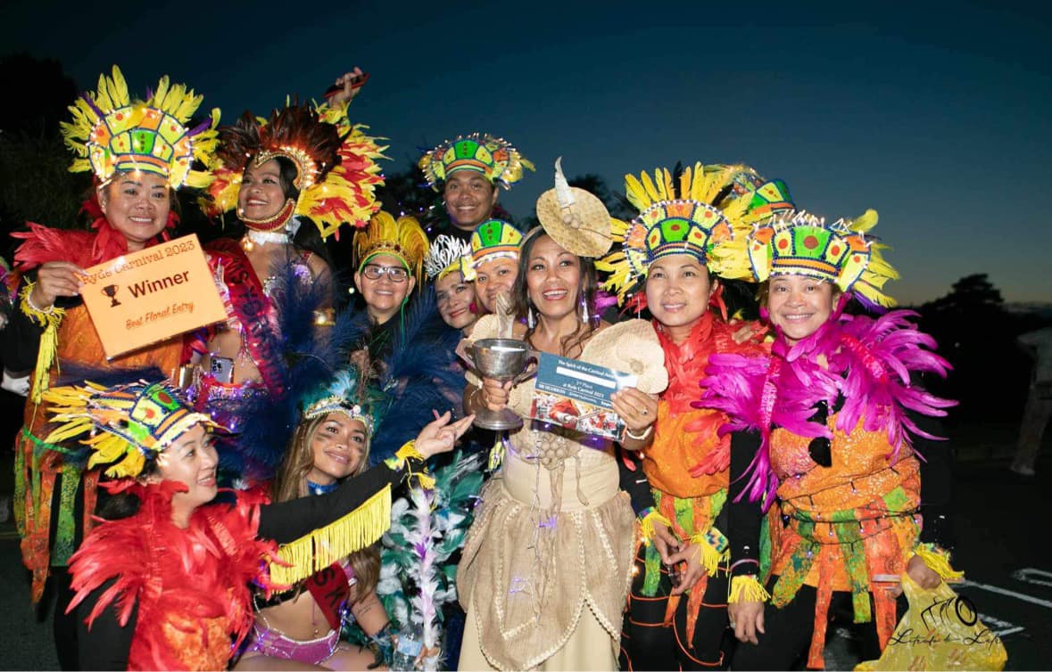 Creative Hearts United Ist Prize with Tribu Dinagyang at Ryde Illuminated Carnival 2023