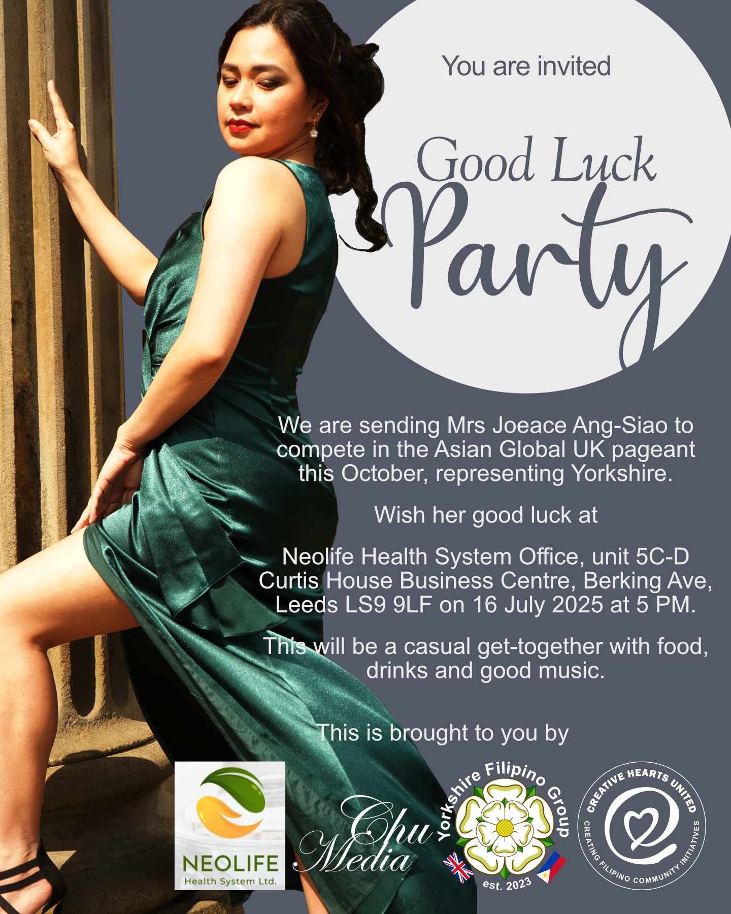 Creative Hearts United Filipino Community in Leeds Saladmaster Good Luck Party