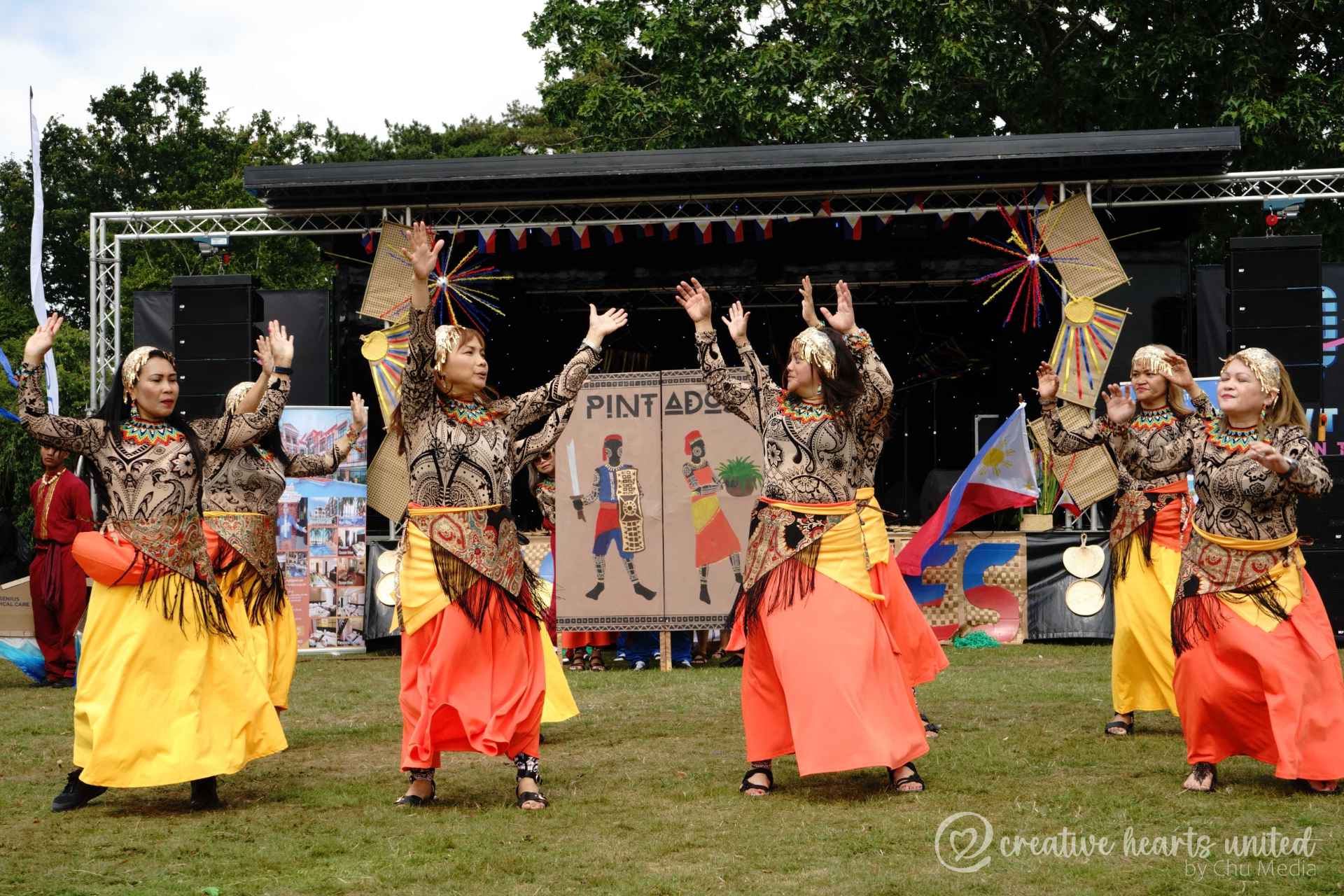 Creative Hearts United YFG Pintados at Cheshire East Bario Fiesta