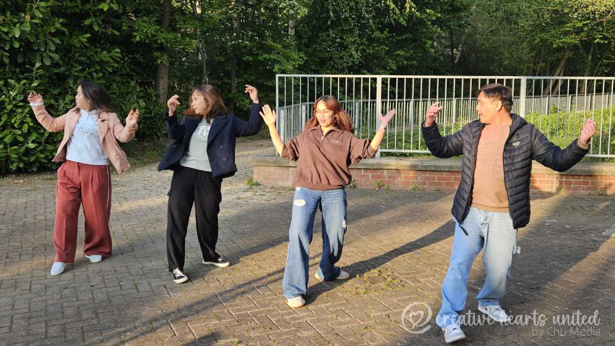 Filipino cultural dance artists rehearsal in public spaces