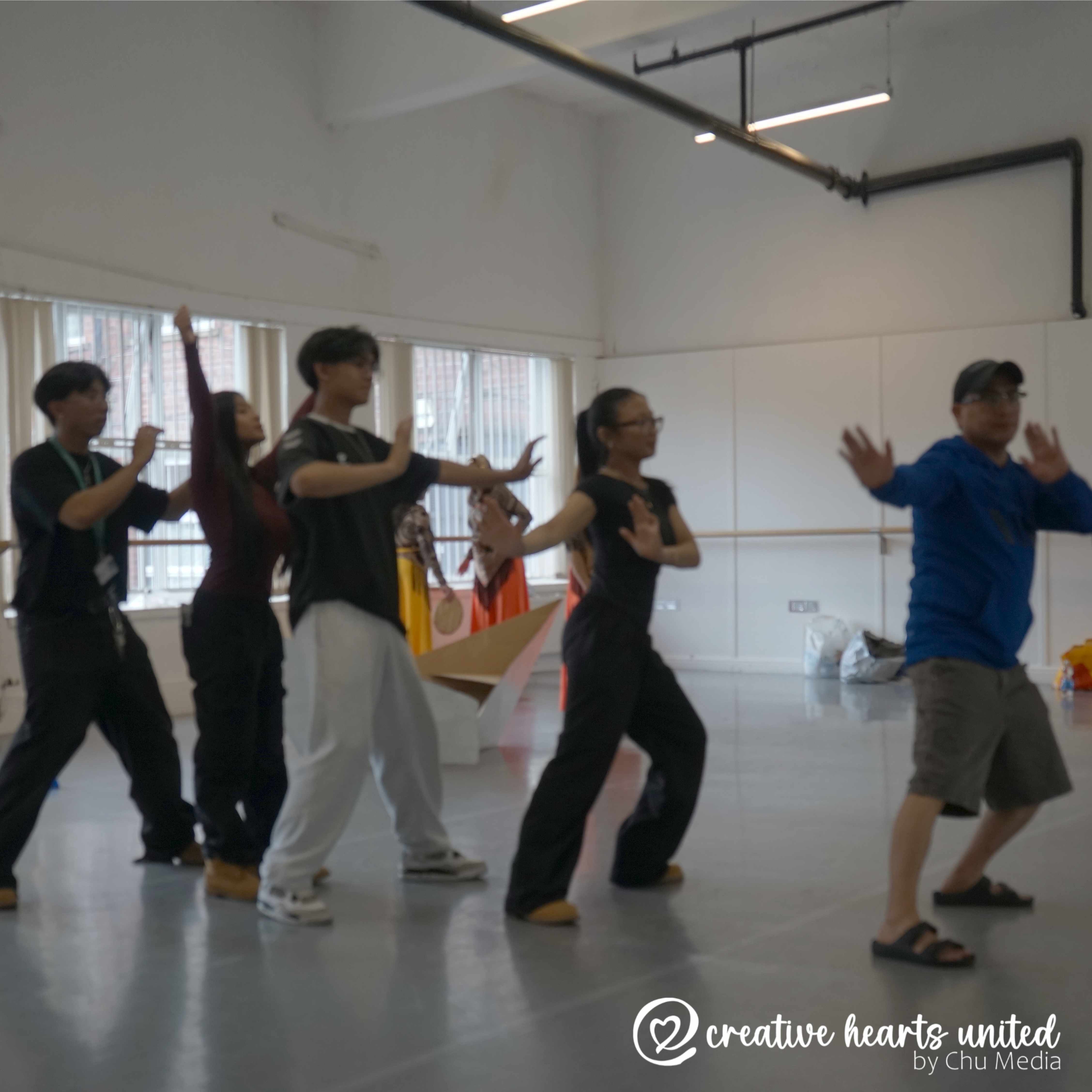 Creating, rehearsing, and supporting each other in a safe space for teens and adults alike