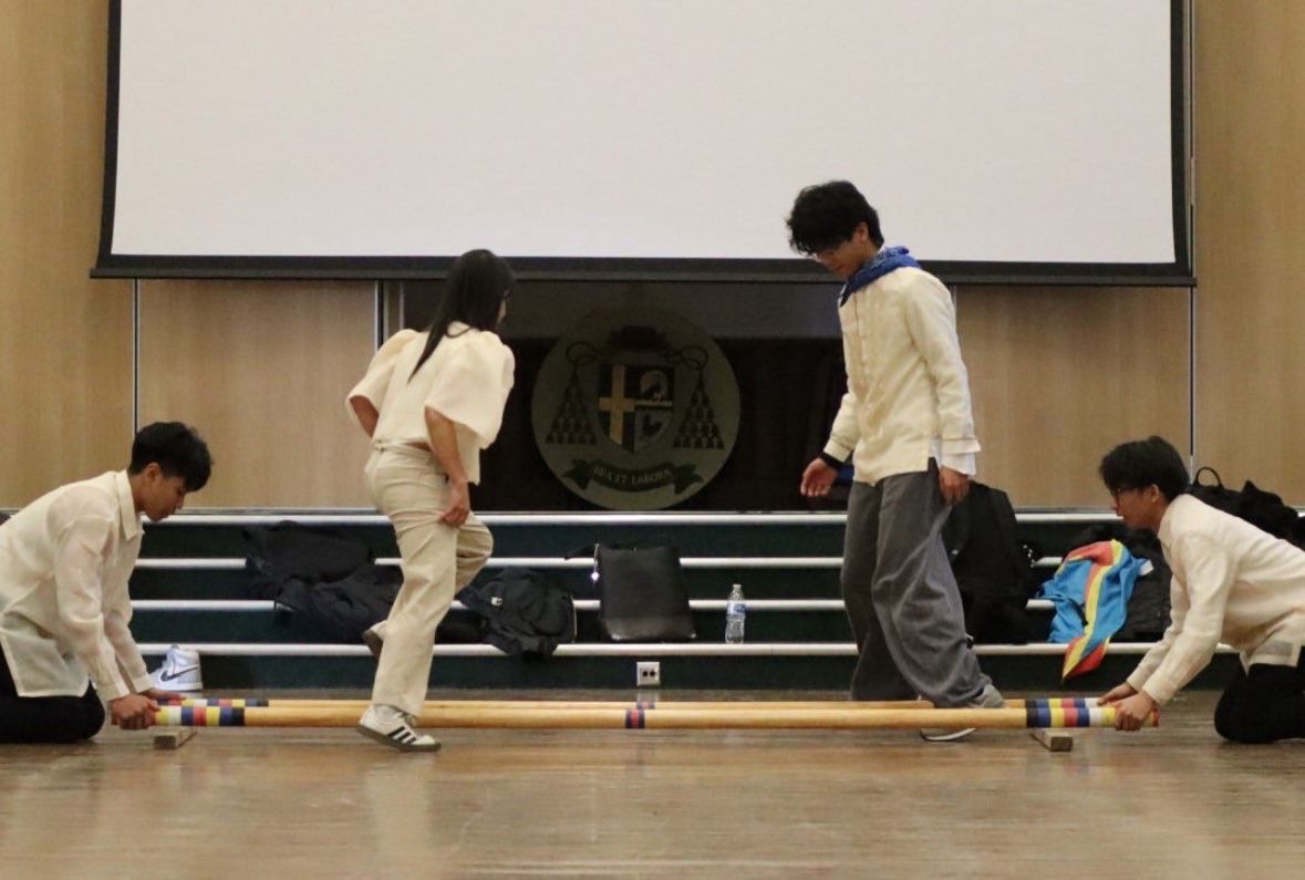 Students in Bradford showcase Filipino culture through a vibrant Tinikling dance