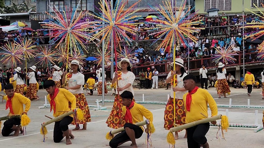 Banguitan National High School performing Karatong