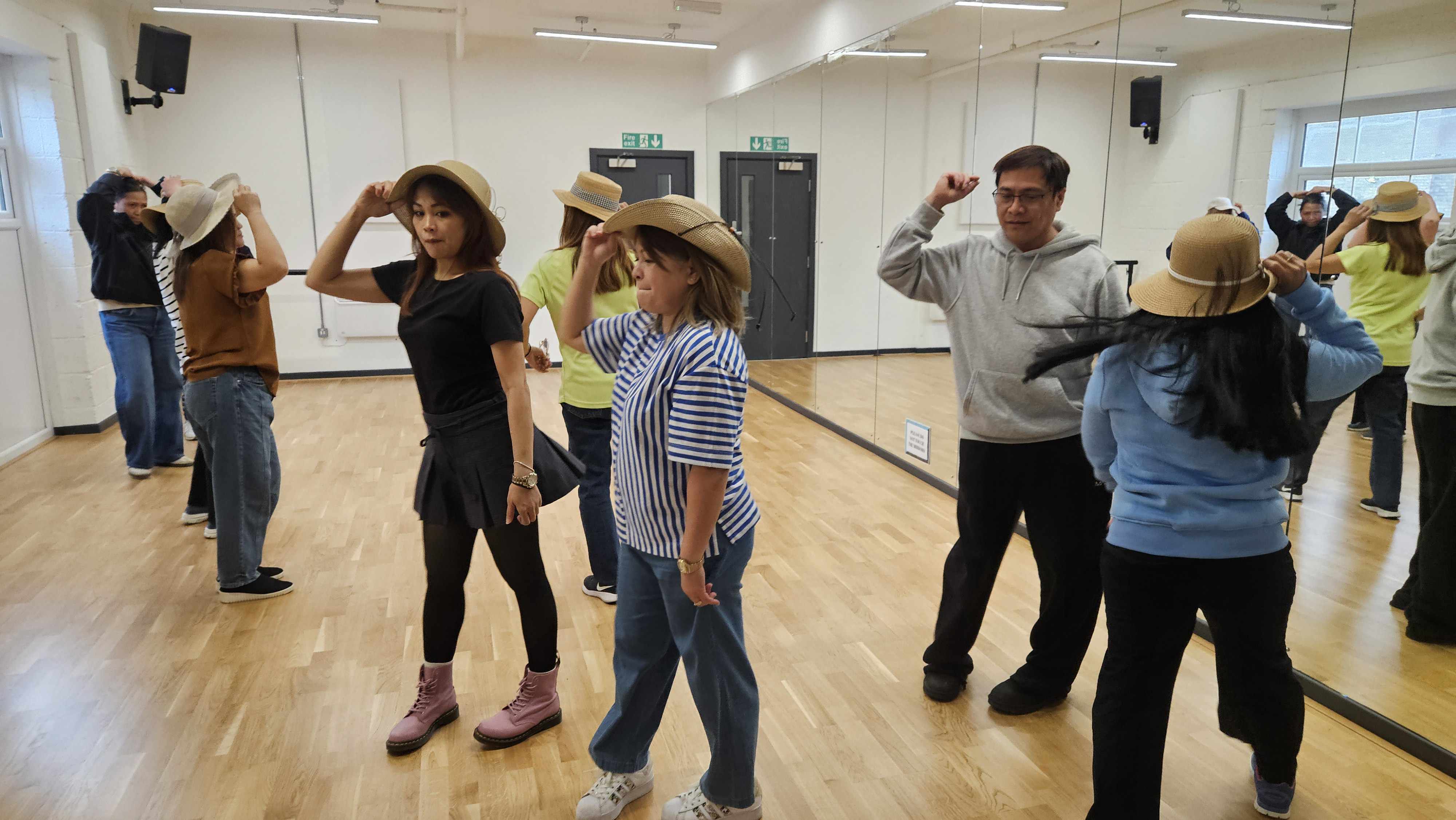 Filipino folk dance, Subli, in the making.