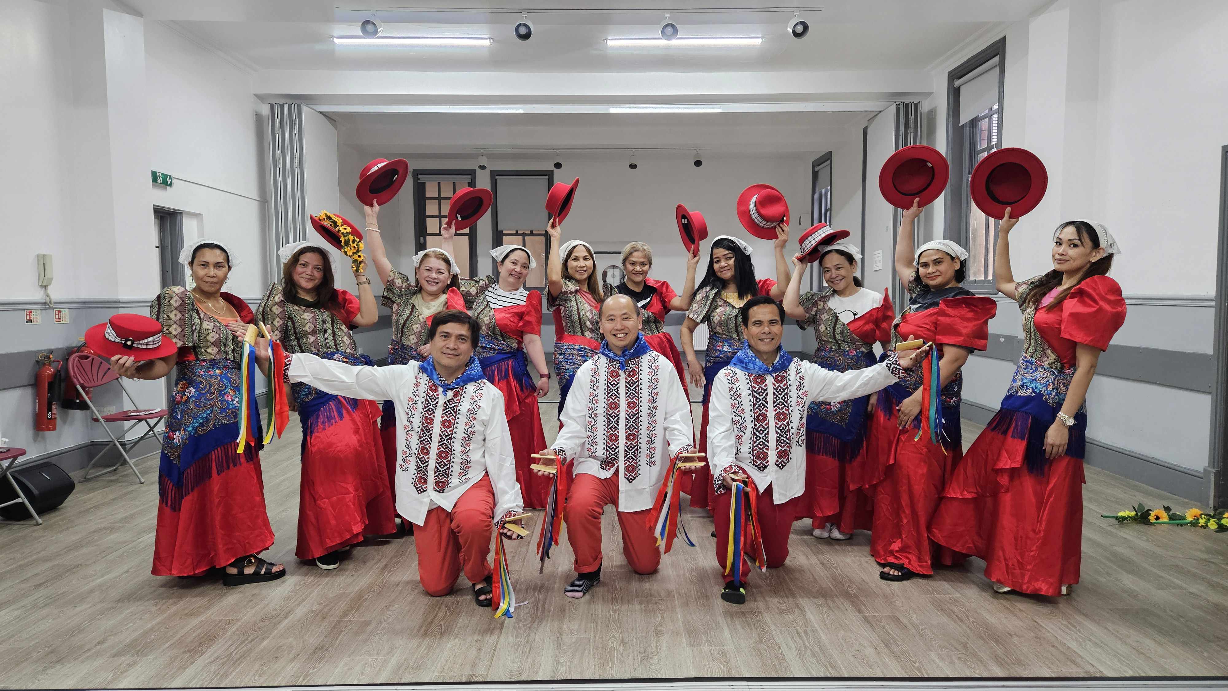 The YFG Cultural Dance Troupe posed for their final dress rehearsal.