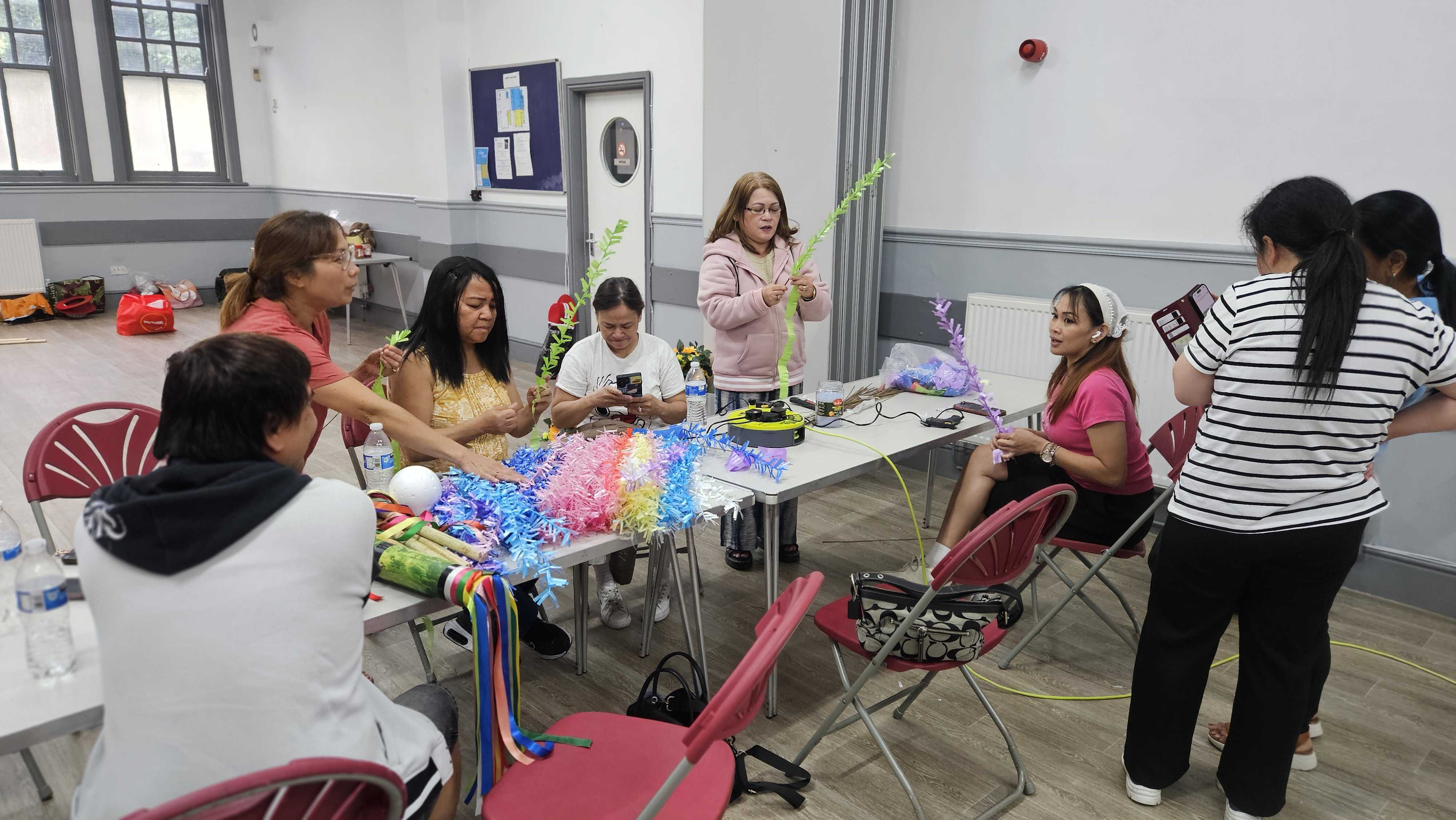 The props-making session form part of the 2026 Philippine Cultural Arts Programme.