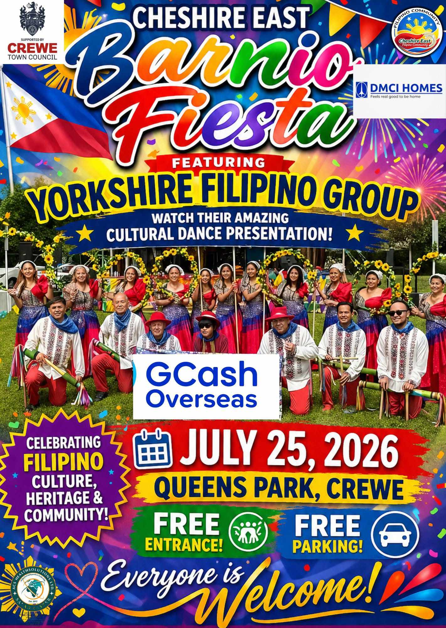 Cheshire East Barrio Fiesta 2026 Poster