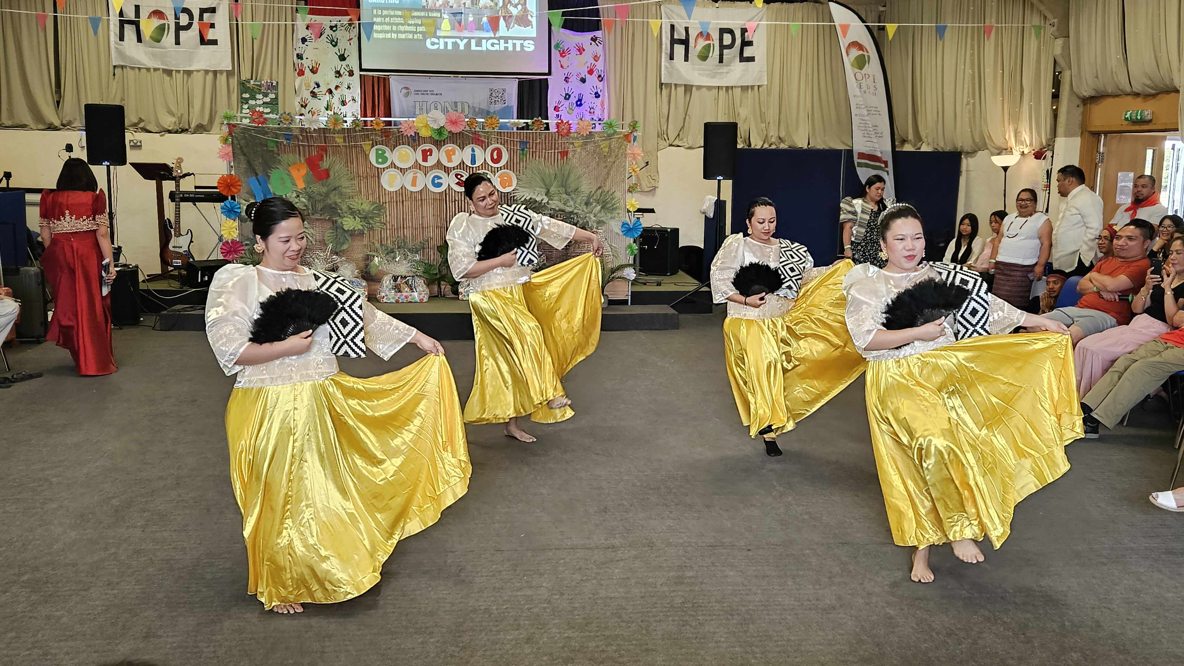 A vibrant rendition of Pamaypay de Manila, celebrating movement, grace, and Filipino cultural artistry.