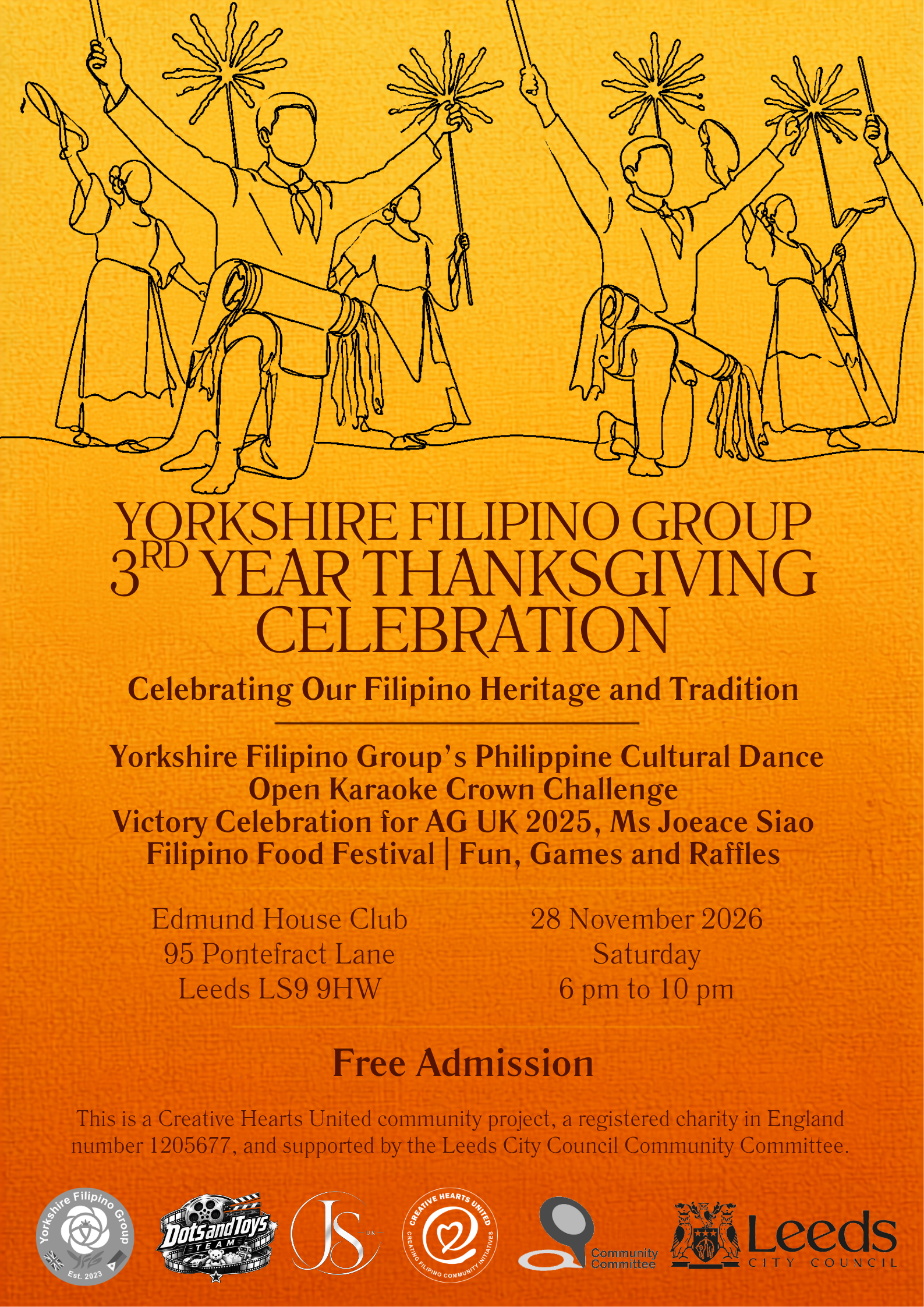 CHU and YFG 3rd Year Thanksgiving Celebration, A Night of Filipino Culture, Unity, and Joy
